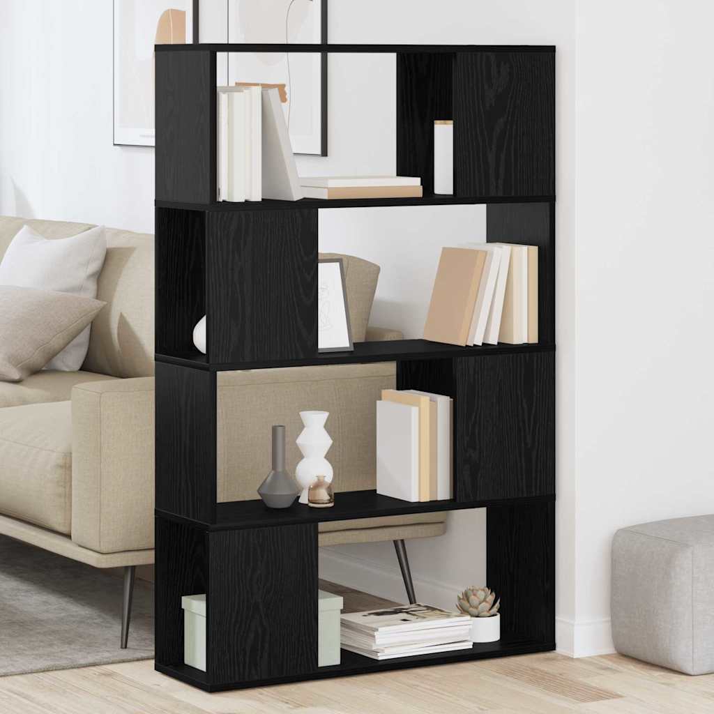 TV-Schrankset 80 x 24 x 125 cm Schwarz Holzwerkstoff