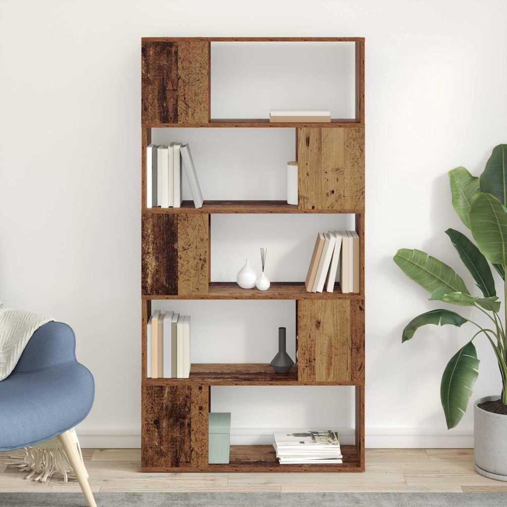 TV-Schrankset 80 x 24 x 156 cm Braun Holzwerkstoff