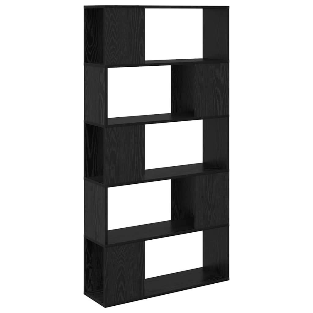TV-Schrankset 80 x 24 x 156 cm Schwarz Holzwerkstoff