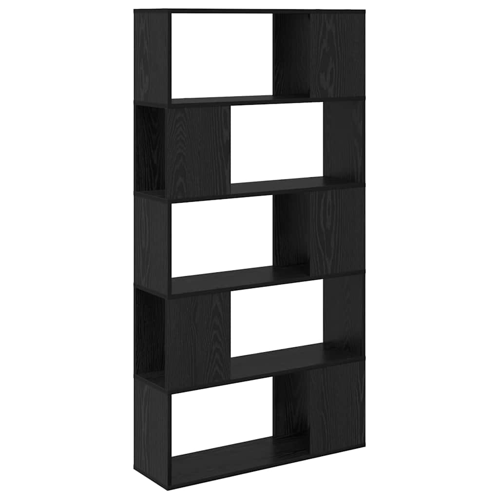 TV-Schrankset 80 x 24 x 156 cm Schwarz Holzwerkstoff