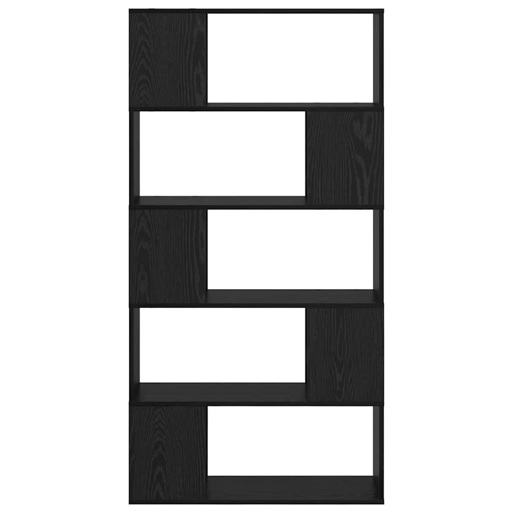 TV-Schrankset 80 x 24 x 156 cm Schwarz Holzwerkstoff