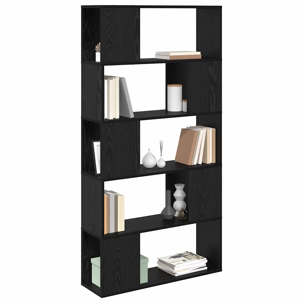 TV-Schrankset 80 x 24 x 156 cm Schwarz Holzwerkstoff