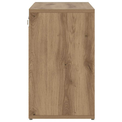 Schuhschrank 77,5 x 30 x 51 cm Holzwerkstoff Artisan-Eiche