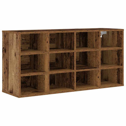 Schuhschrank 103 x 30 x 51 cm Holzwerkstoff Altholz