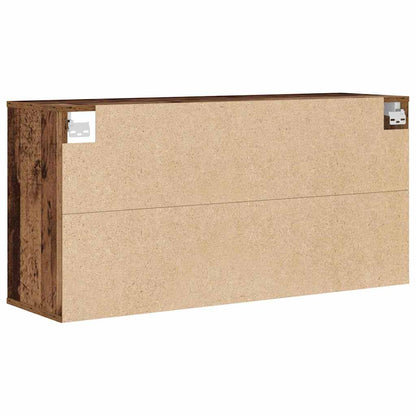 Schuhschrank 103 x 30 x 51 cm Holzwerkstoff Altholz