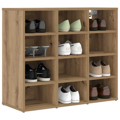 Schuhschrank 77,5 x 30 x 67 cm Holzwerkstoff Artisan-Eiche