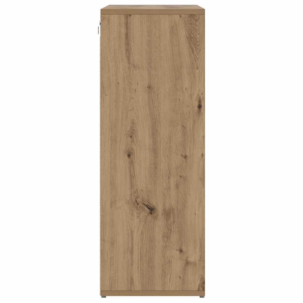 Schuhschrank Artisan-Eiche 77,5 x 30 x 83,5 cm Holzwerkstoff