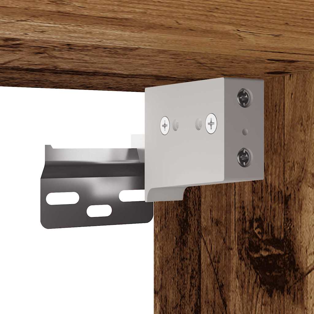 Schuhschrank mit Regal Altholz 103 x 30 x 67 cm Holzwerkstoff