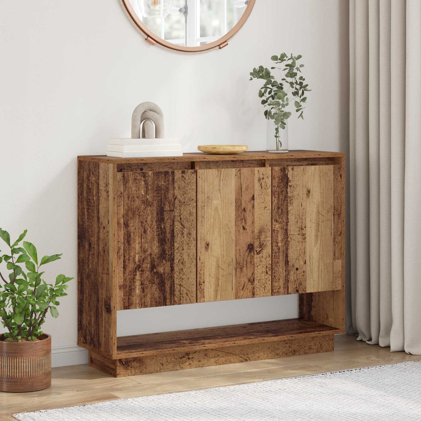 Sideboard Altholz 97 x 29 x 75 cm Holzwerkstoff