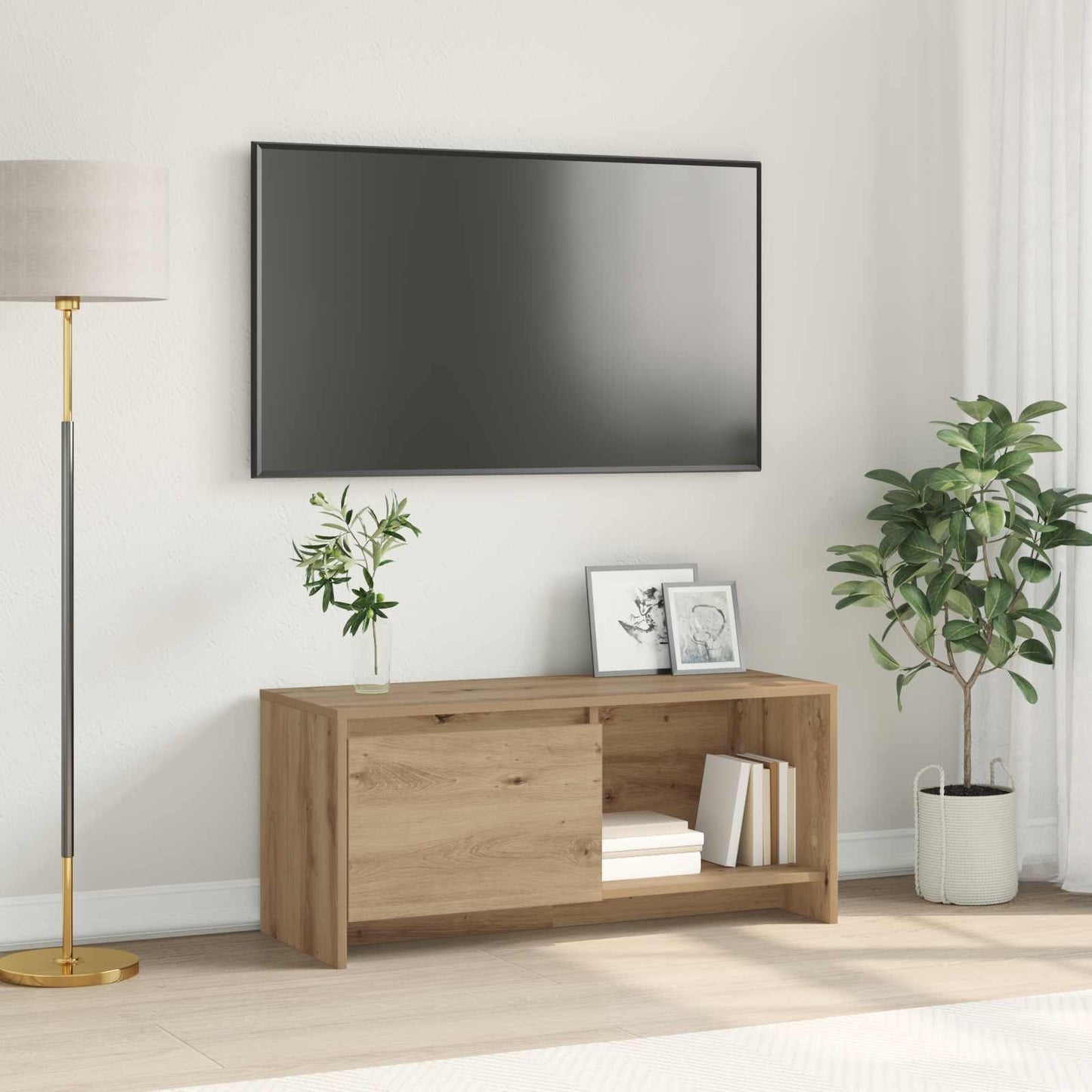 TV-Schrankset 90 x 35 x 40 cm Artisan-Eiche Holzwerkstoff