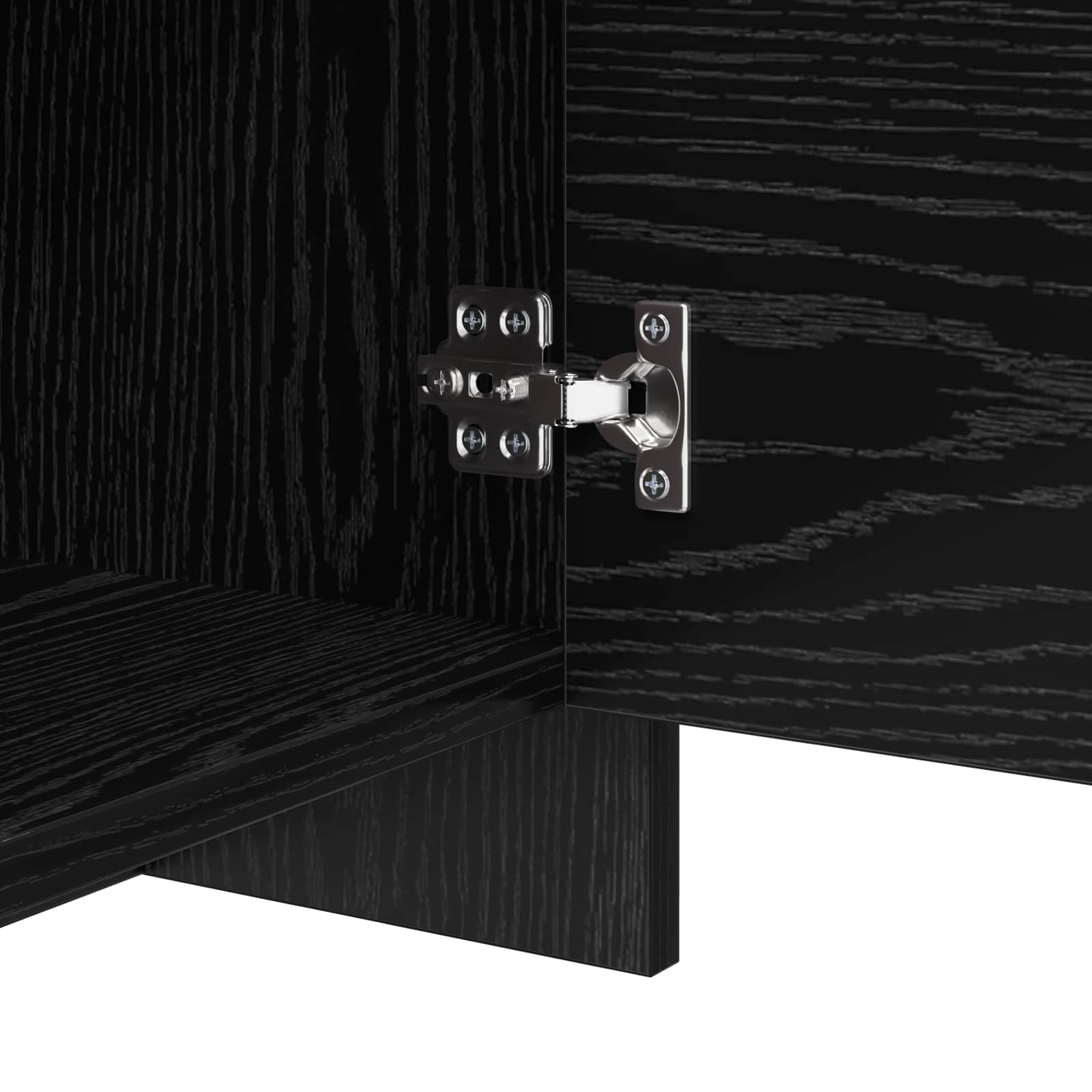 TV-Schrankset 90 x 35 x 40 cm Schwarz Eichen-Optik