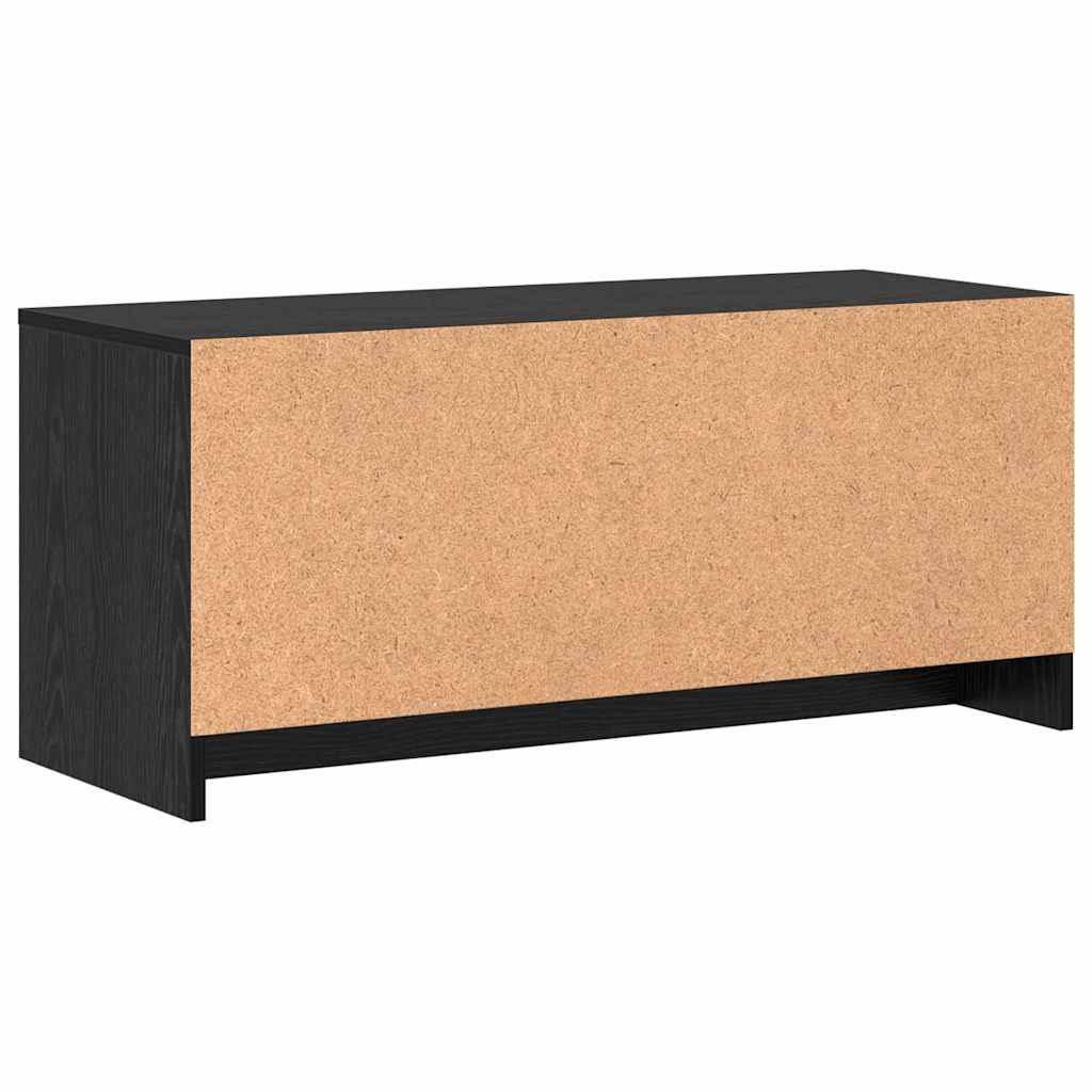 TV-Ständer Schwarz Eichen-Optik 90 x 35 x 40 cm Holzwerkstoff