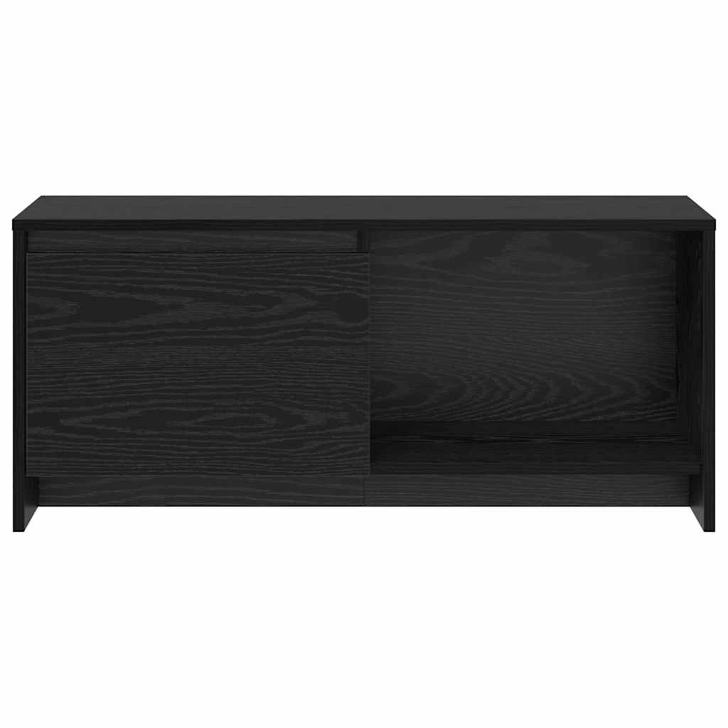 TV-Ständer Schwarz Eichen-Optik 90 x 35 x 40 cm Holzwerkstoff