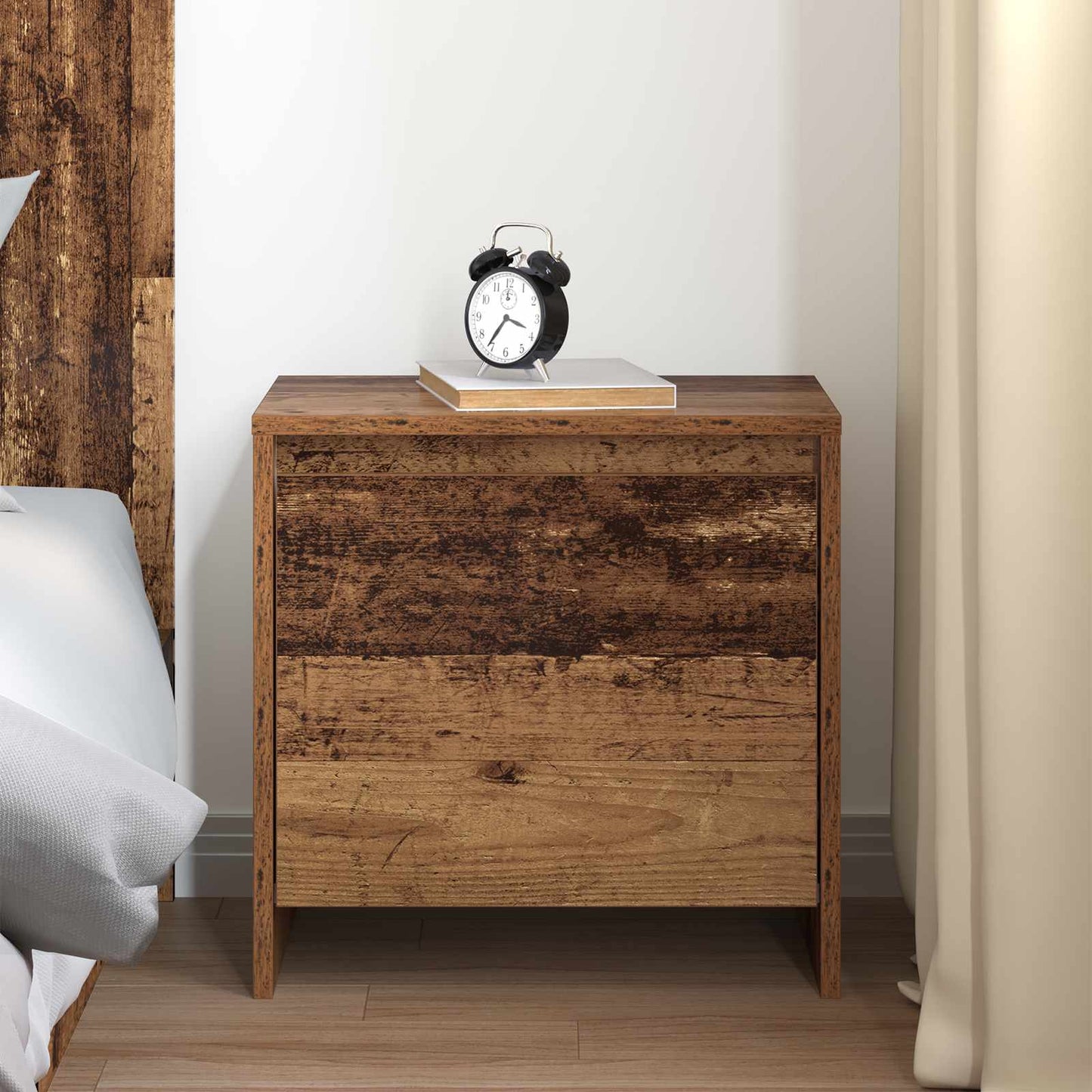 Nachttisch Altholz 45 x 34 x 44,5 cm Holzwerkstoff