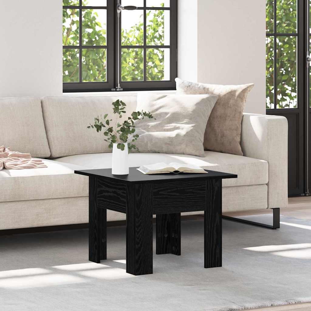 Couchtisch Schwarz Eichen-Optik 55 x 55 x 42 cm Holzwerkstoff