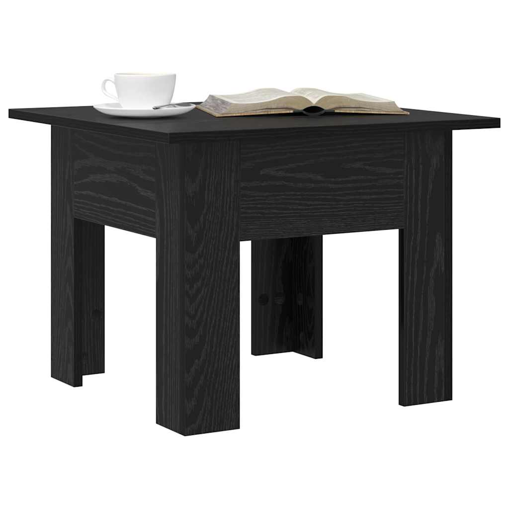 Couchtisch Schwarz Eichen-Optik 55 x 55 x 42 cm Holzwerkstoff