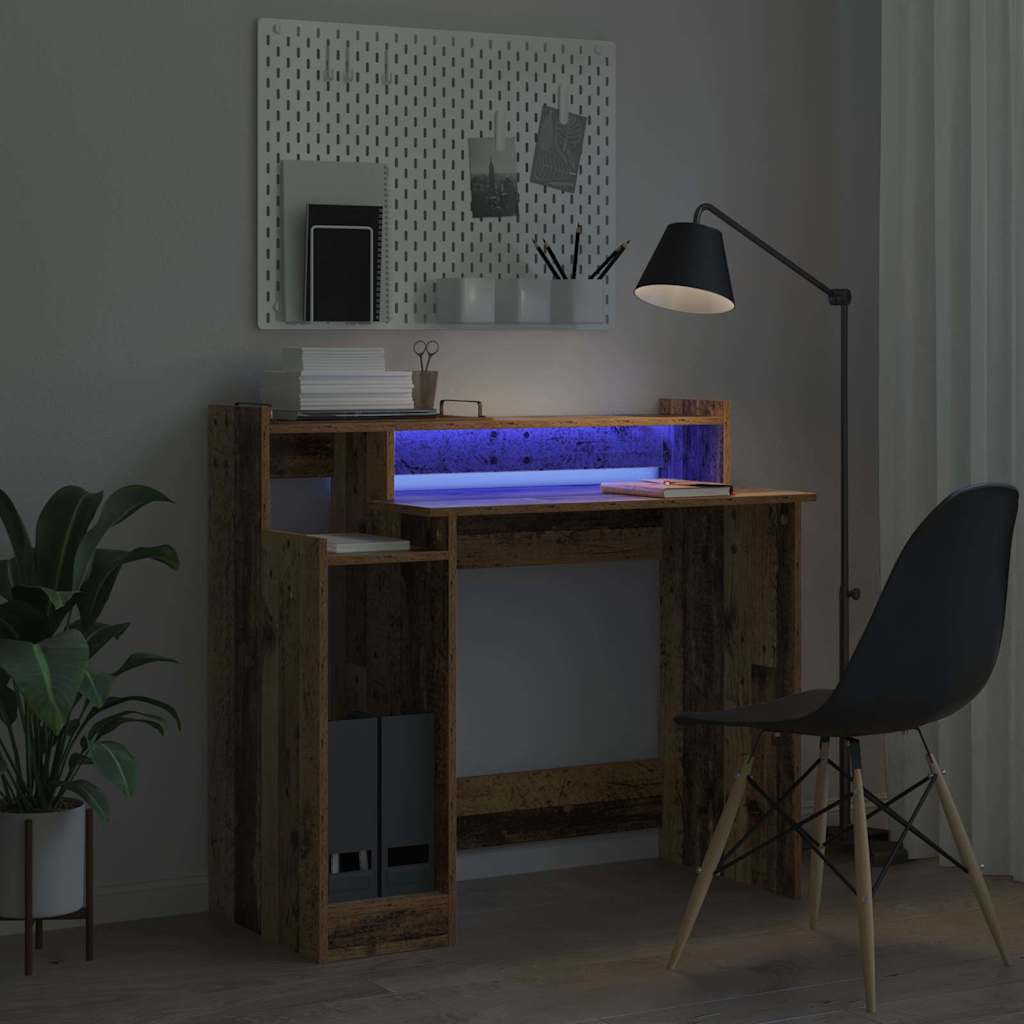 Schreibtisch Altholz 97 x 45 x 90 cm Holzwerkstoff