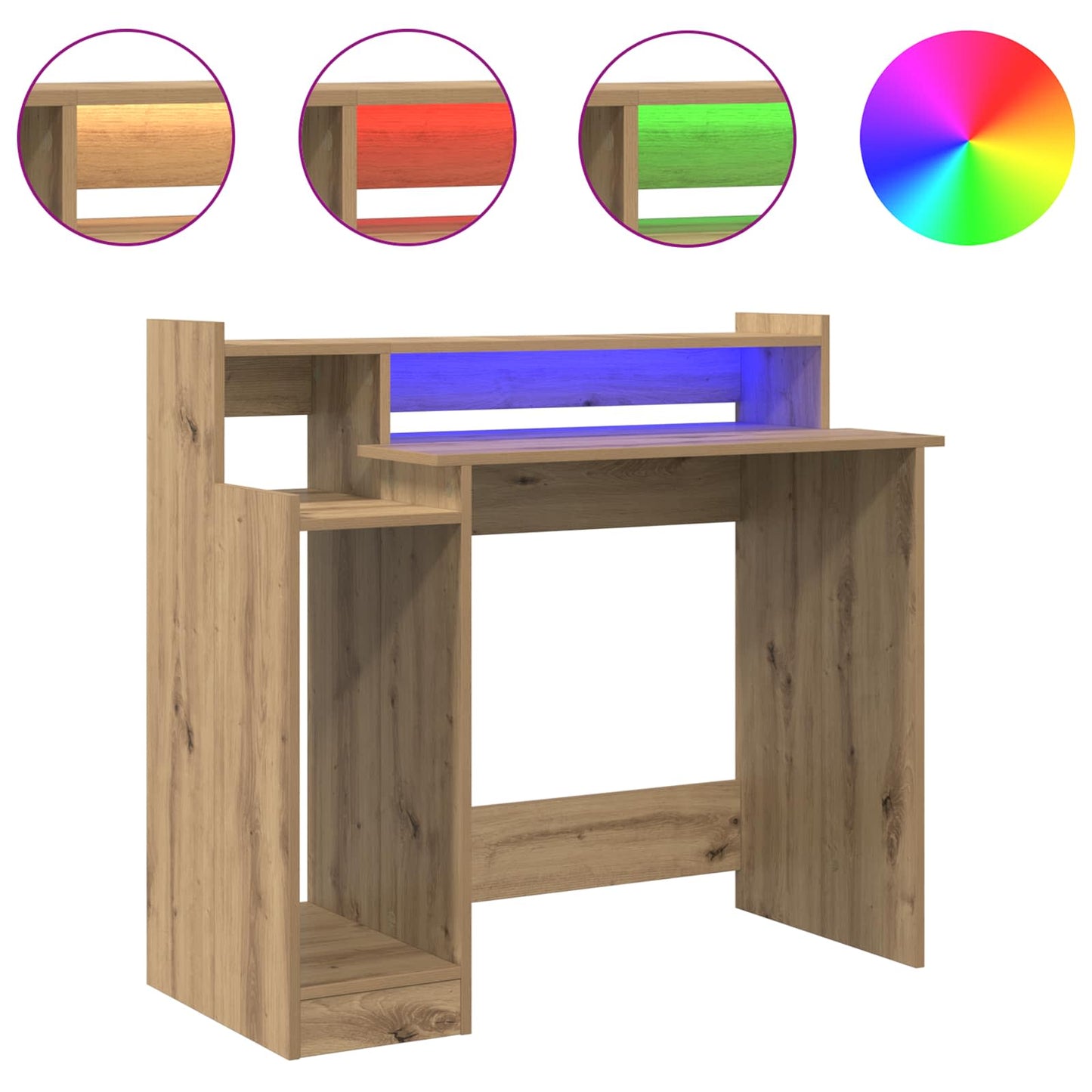 Schreibtisch Artisan-Eiche 97 x 45 x 90 cm Holzwerkstoff