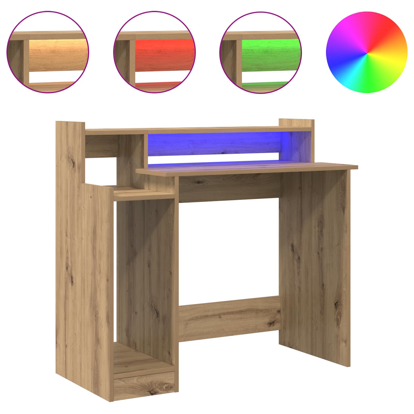 Schreibtisch Artisan-Eiche 97 x 45 x 90 cm Holzwerkstoff