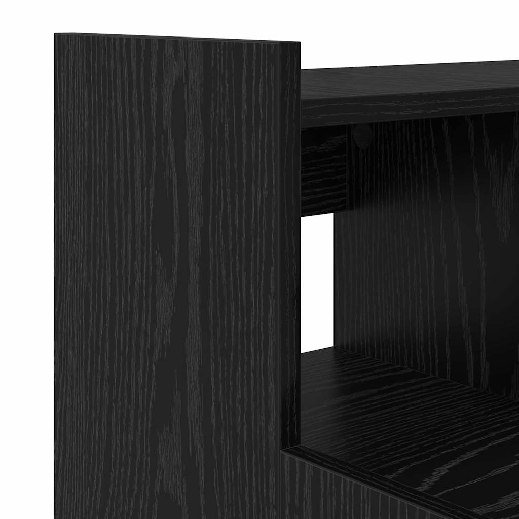 Schreibtisch Schwarz Eichen-Optik 97 x 45 x 90 cm Holzwerkstoff