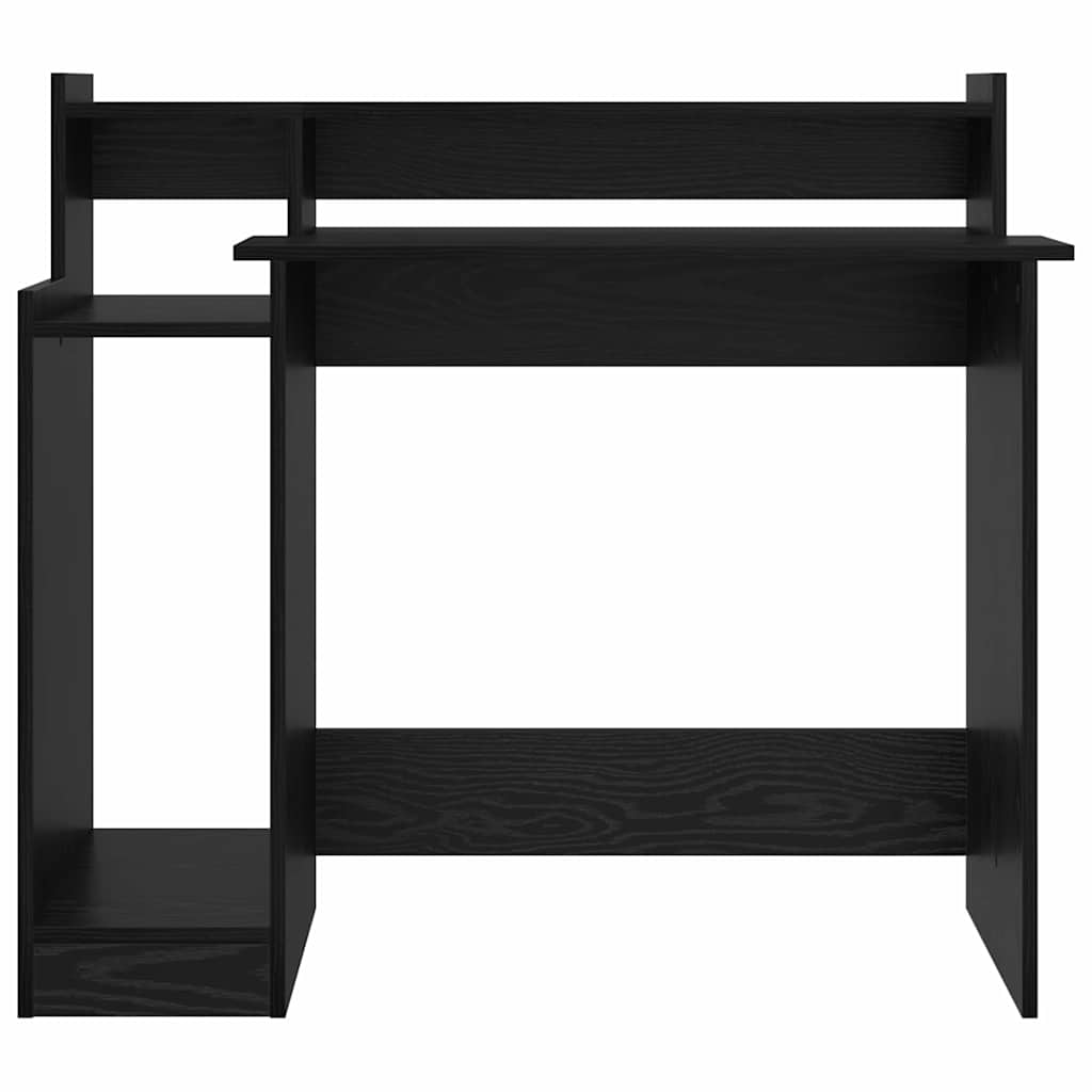 Schreibtisch Schwarz Eichen-Optik 97 x 45 x 90 cm Holzwerkstoff