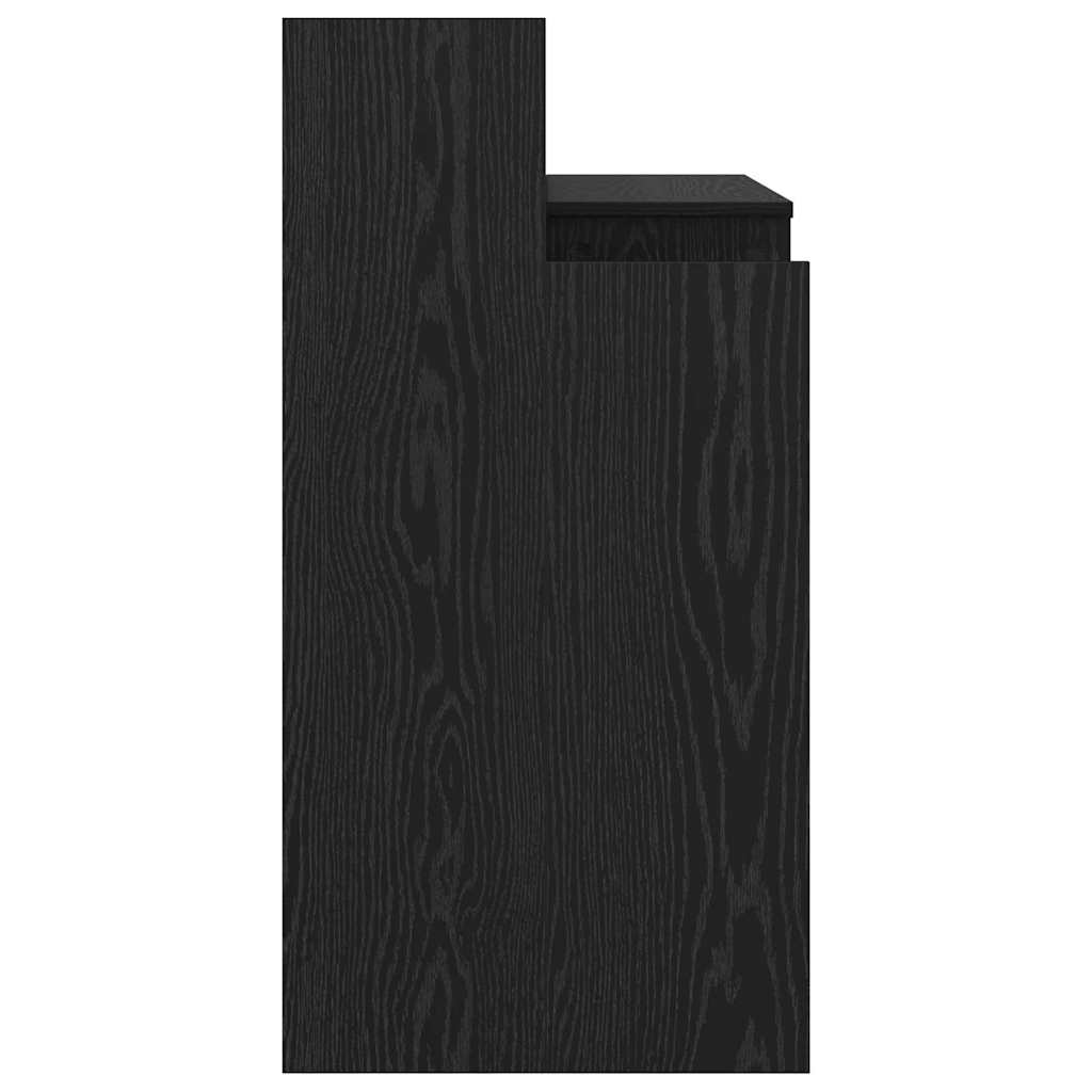 Schreibtisch Schwarz Eichen-Optik 97 x 45 x 90 cm Holzwerkstoff