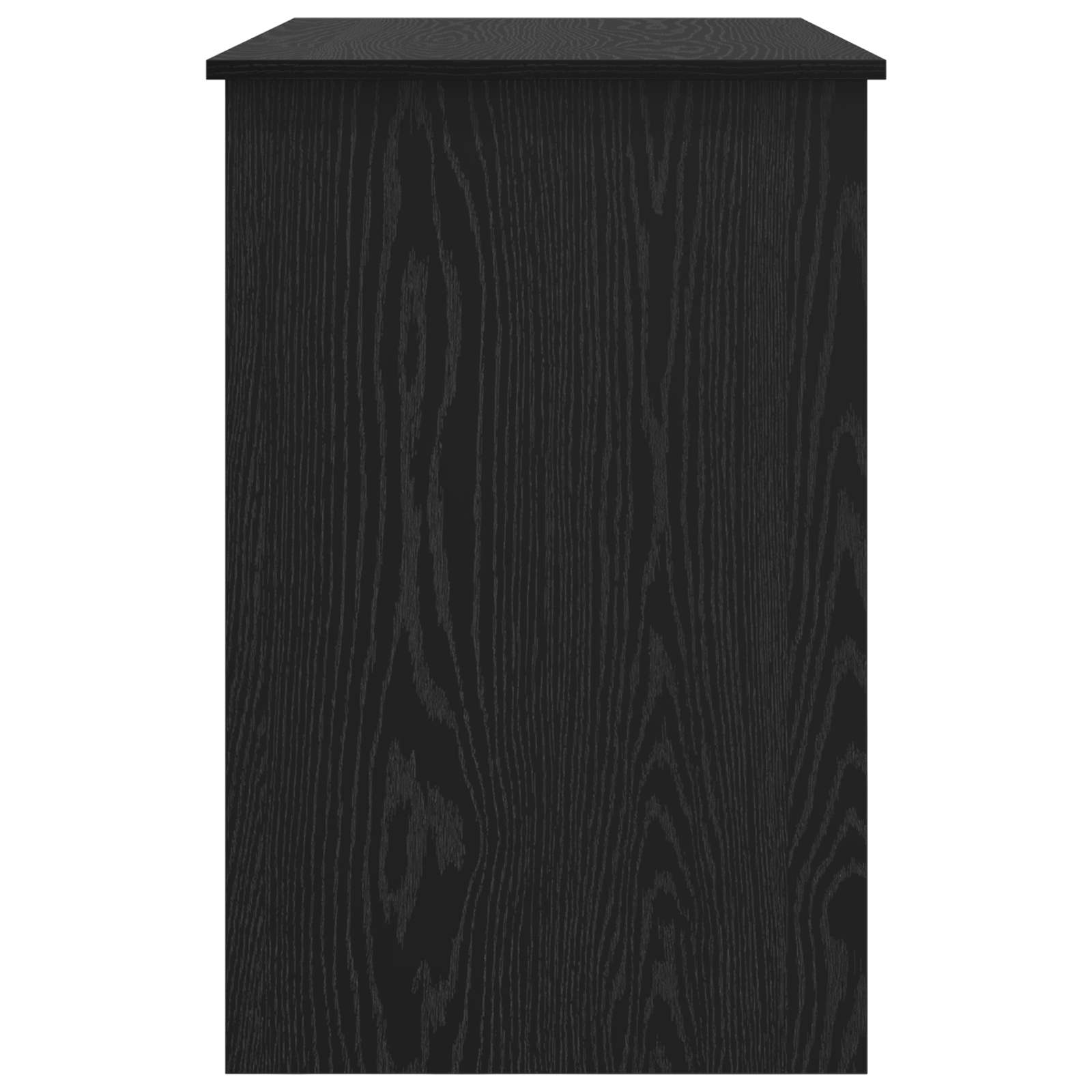 Schreibtisch Schwarz Eichen-Optik 100 x 50 x 76 cm