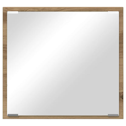 LED-Badezimmerspiegel Artisan-Eiche 40 x 37 x 8.5 cm