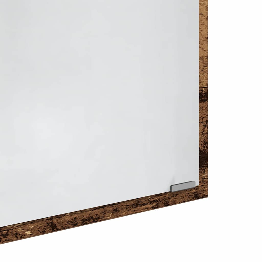 Spiegel Altholz 90 x 8,5 x 37 cm Holzwerkstoff