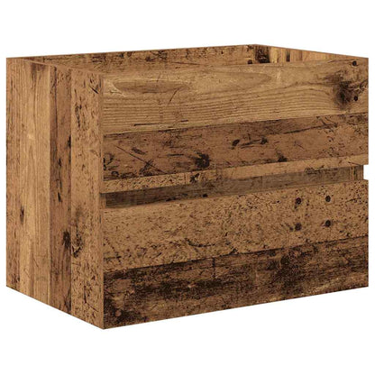 Badezimmermöbel-Set 2 stk. Altholz 57 x 37 x 45 cm