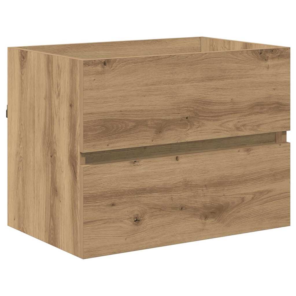 Badezimmermöbel-Set 2 Stk. Artisan-Eiche 57 x 37 x 45 cm