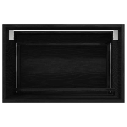 Badezimmermöbel-Set 2 stk. Schwarz Eichen-Optik 57 x 37 x 45 cm