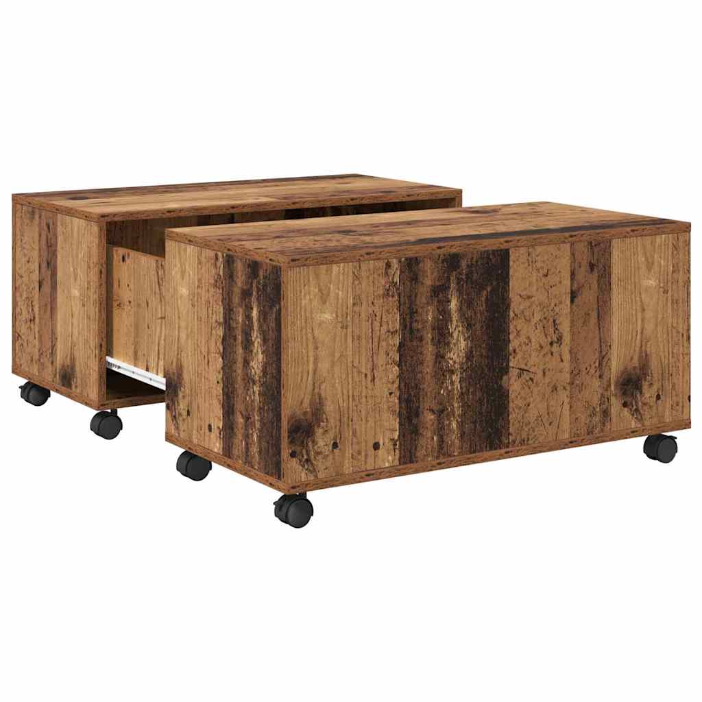 Couchtisch Altes Holz 75 x 75 x 38 cm Holzwerkstoff