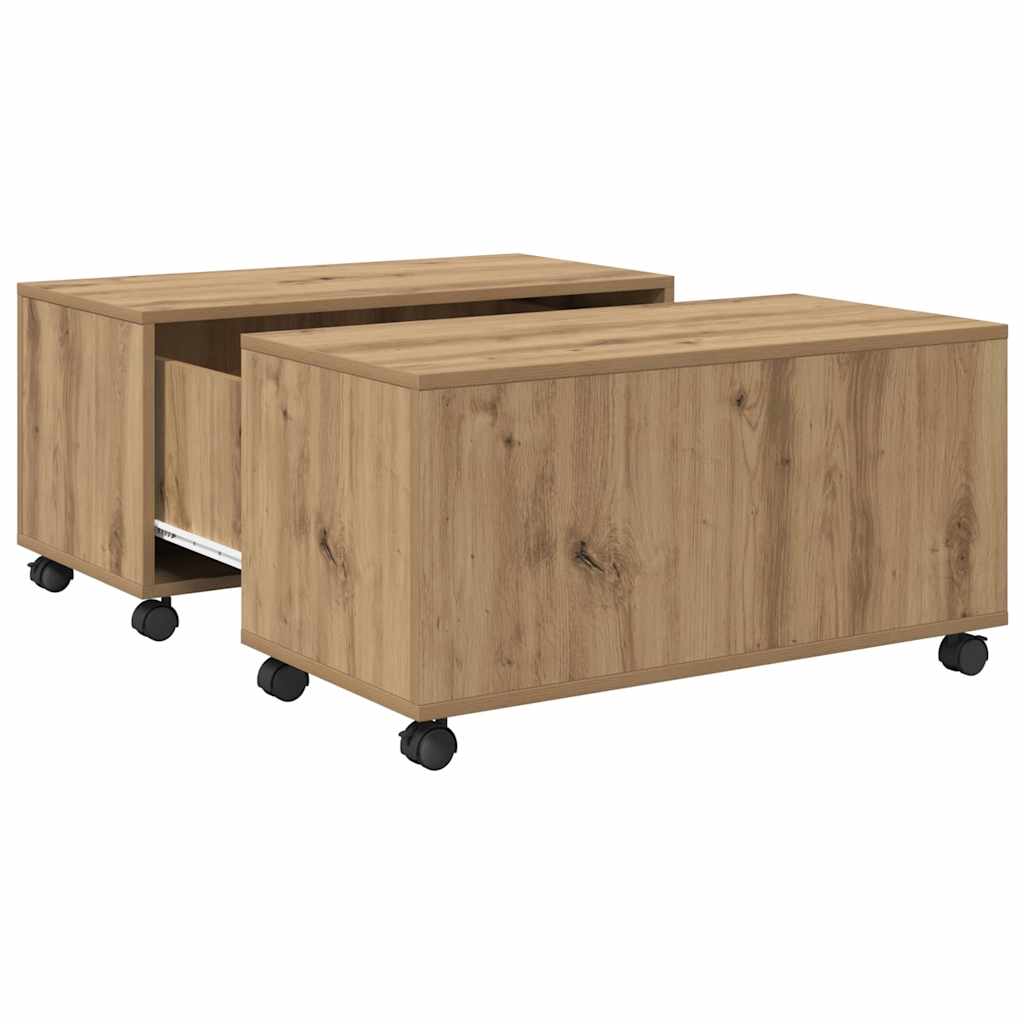 Couchtisch Artisan-Eiche 75 x 75 x 38 cm Holzwerkstoff