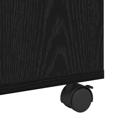 Couchtisch Schwarz Eichen-Optik 75 x 75 x 38 cm Holzwerkstoff