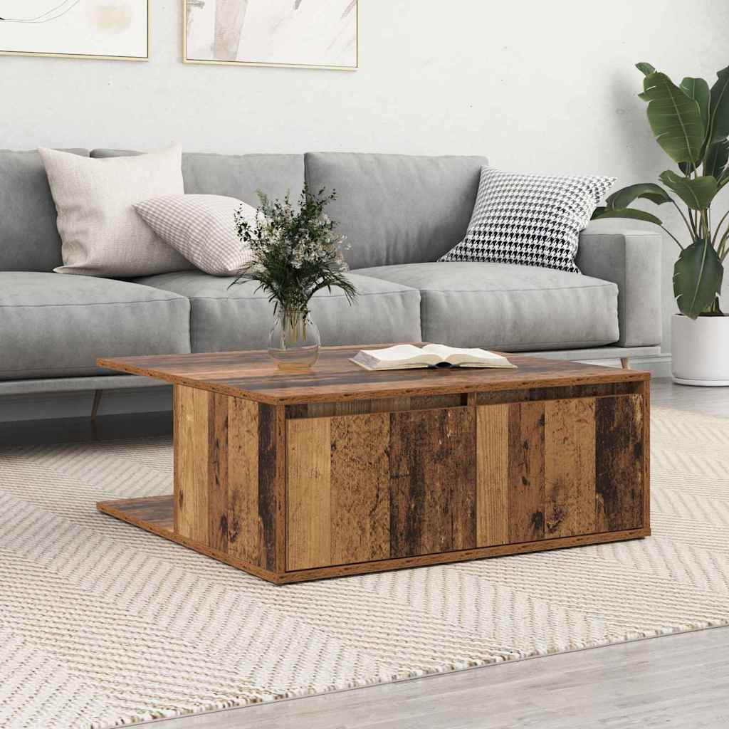 Couchtisch Altholz 80 x 80 x 31 cm Holzwerkstoff