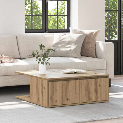 Couchtisch Artisan-Eiche 80 x 80 x 31.5 cm Holzwerkstoff