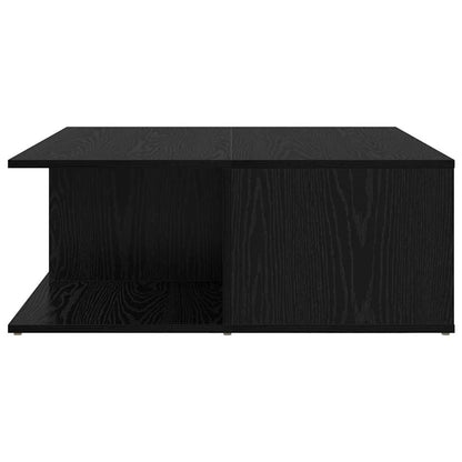 Couchtisch Schwarz Eichen-Optik 80 x 80 x 31.5 cm Holzwerkstoff
