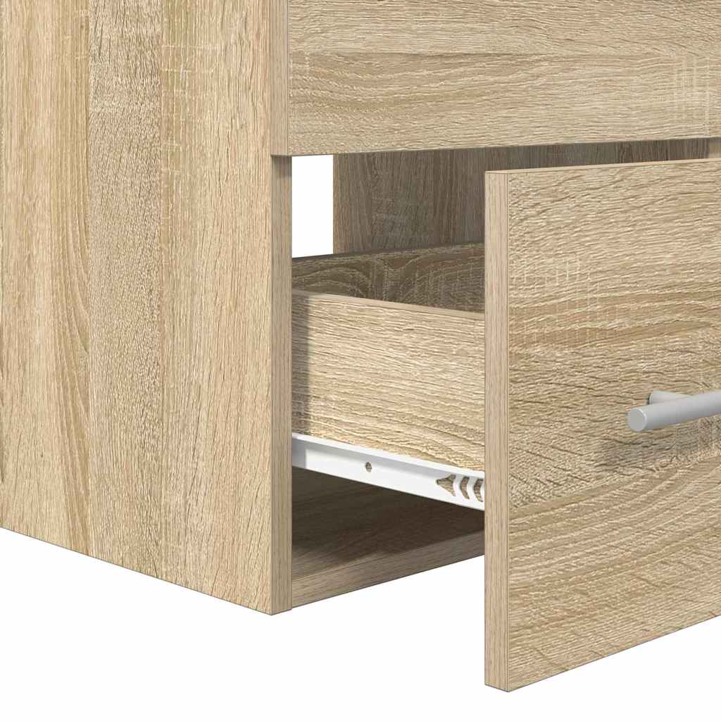 Badezimmermöbel-Set mit Schubladen Braun 41 x 38,5 x 48 cm