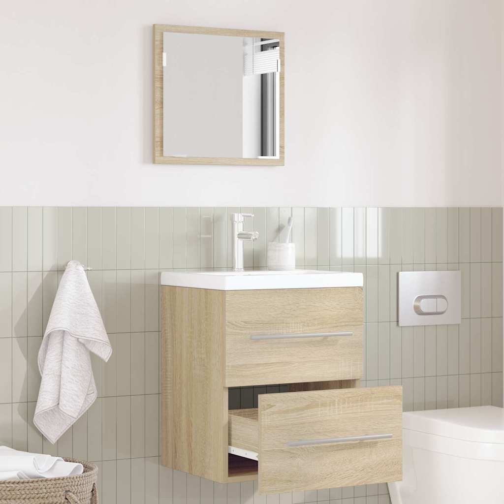 Badezimmermöbel-Set mit Schubladen Braun 41 x 38,5 x 48 cm