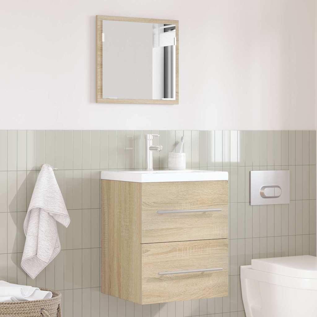Badezimmermöbel-Set mit Schubladen Braun 41 x 38,5 x 48 cm
