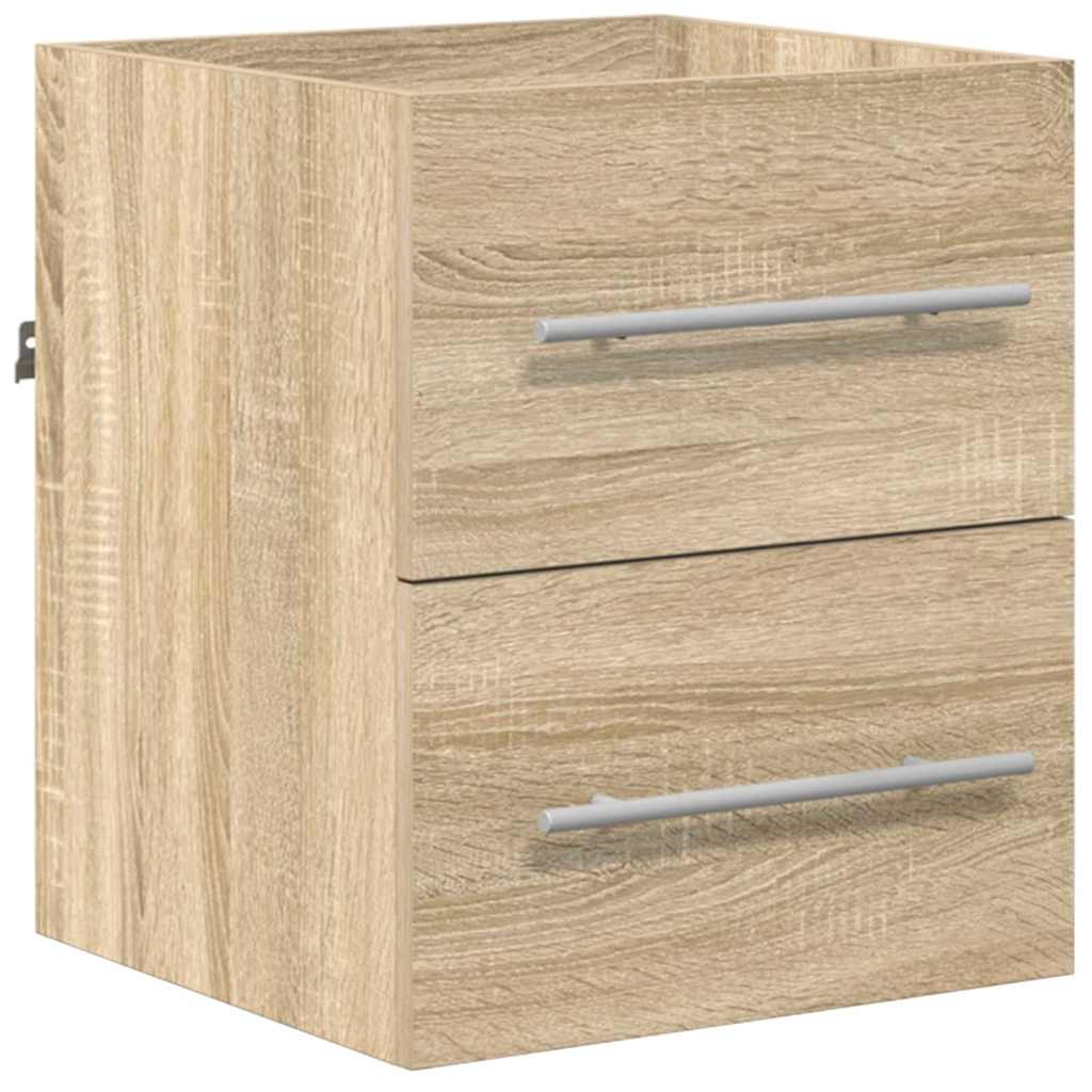 Badezimmermöbel-Set mit Schubladen Braun 41 x 38,5 x 48 cm