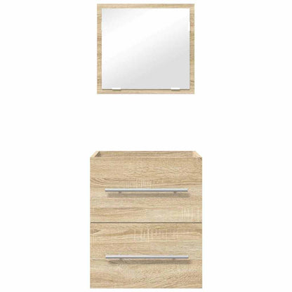 Badezimmermöbel-Set mit Schubladen Braun 41 x 38,5 x 48 cm