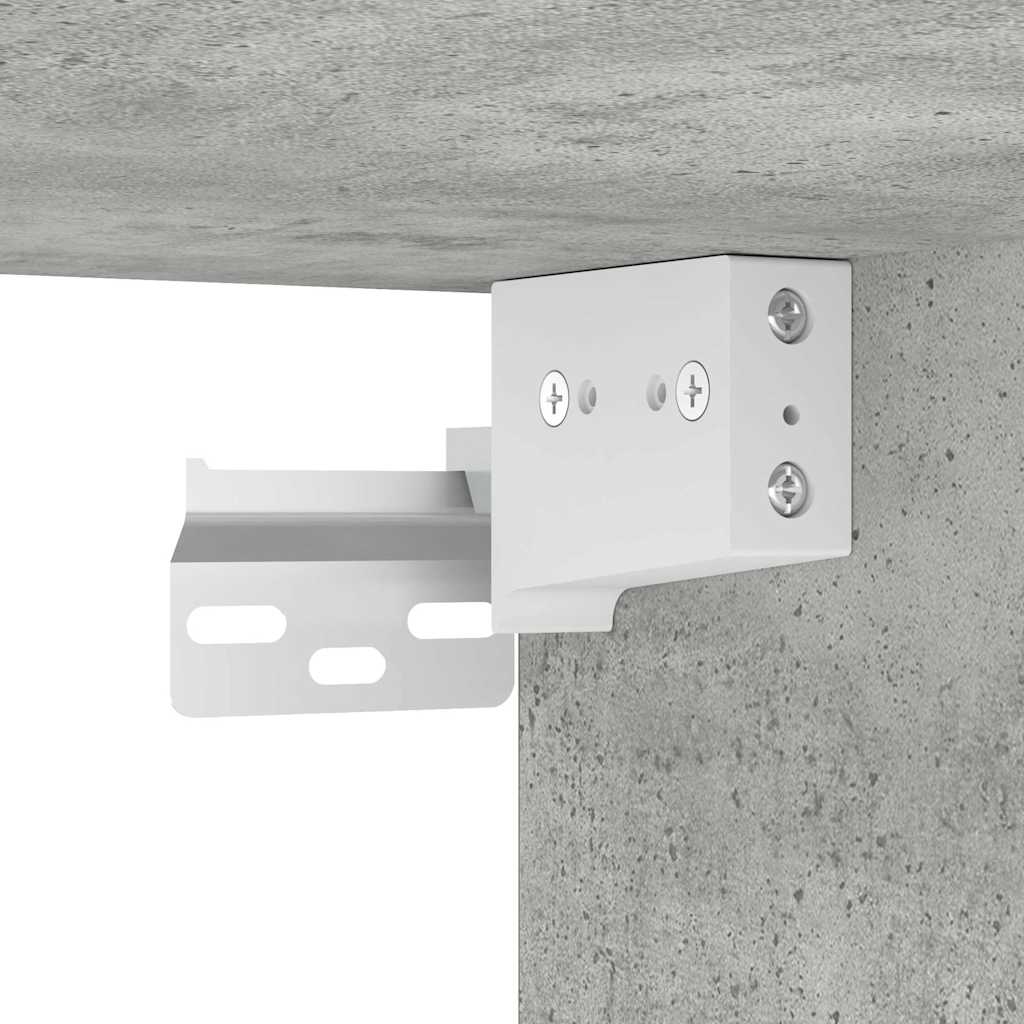 Badezimmermöbel-Set Grau 41 x 38,5 x 48 cm Sperrholz und Metall