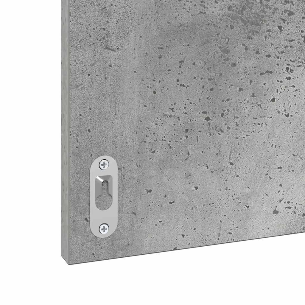 Badezimmermöbel-Set Grau 41 x 38,5 x 48 cm Sperrholz und Metall