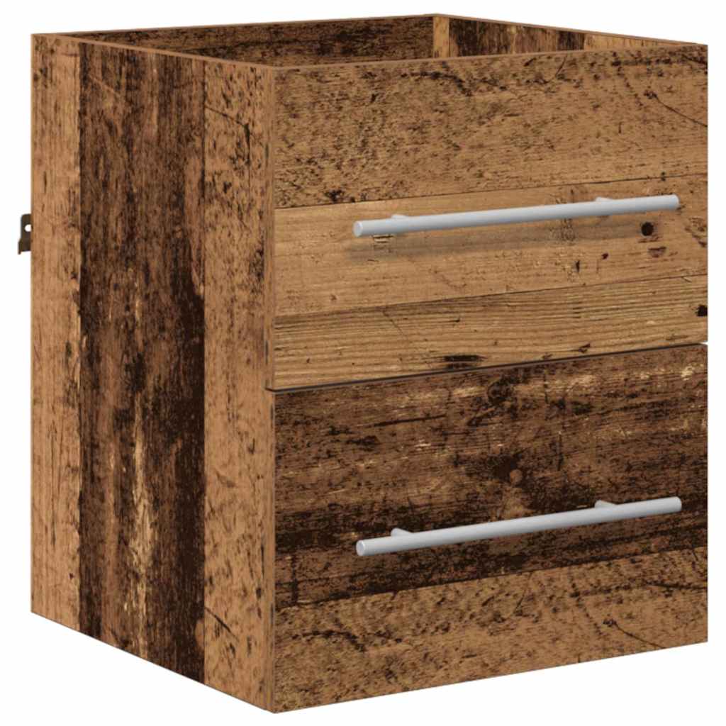 Badezimmermöbel-Set mit Schubladen Braun 41 x 38,5 x 48 cm