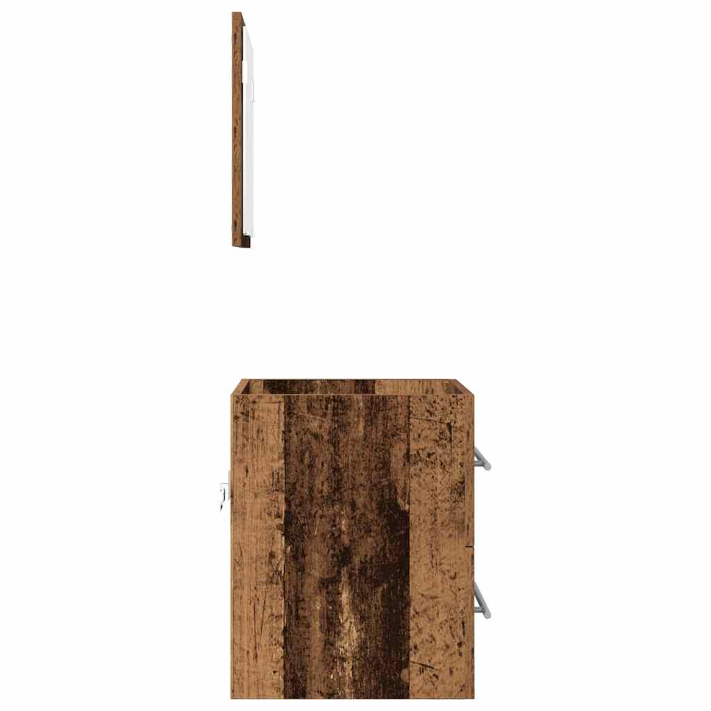 Badezimmermöbel-Set mit Schubladen Braun 41 x 38,5 x 48 cm