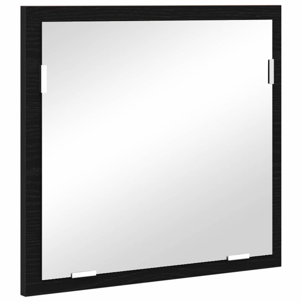 Badezimmermöbel-Set mit Schubladen Schwarz 41 x 38,5 x 48 cm