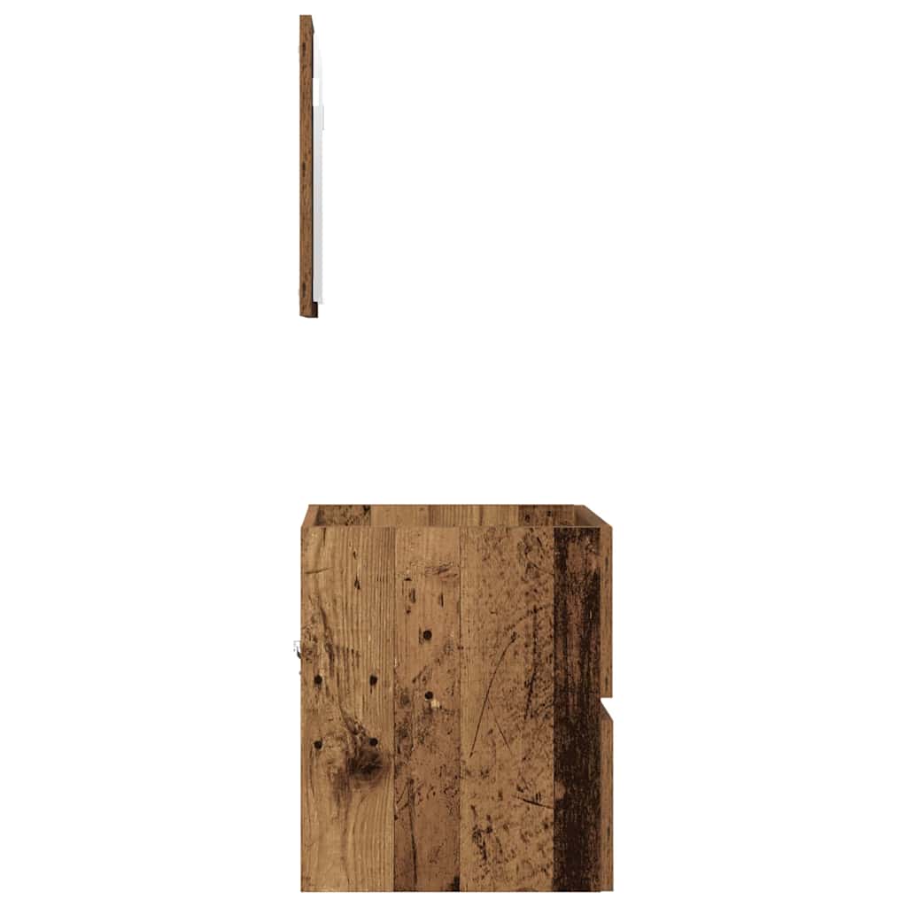 Badezimmerschrank Altholz 41 x 38,5 x 45 cm Holzwerkstoff