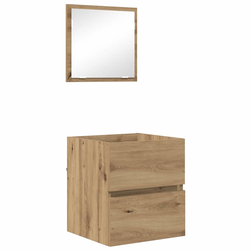 Badezimmerschrank Artisan-Eiche 41 x 38,5 x 45 cm Holzwerkstoff